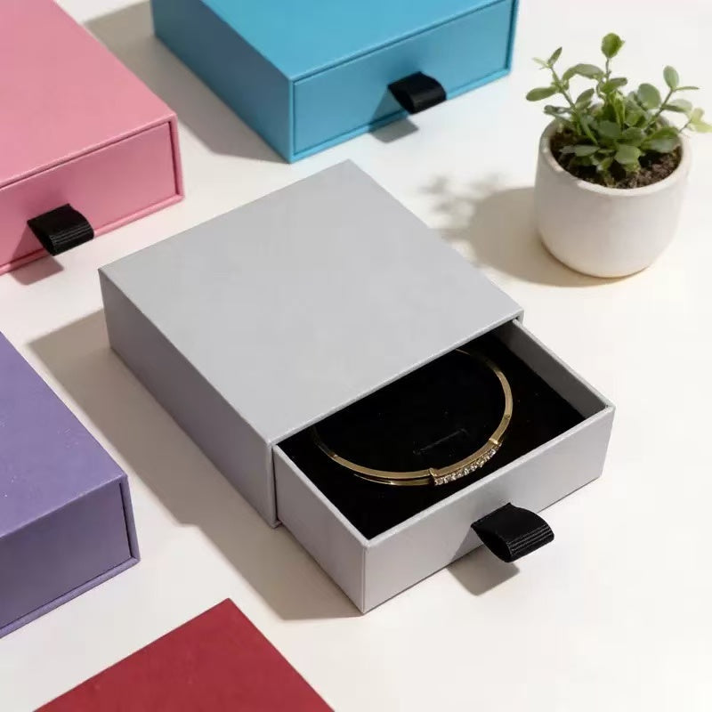 Custom sliding drawer rigid box for skincare and cosmetic sets