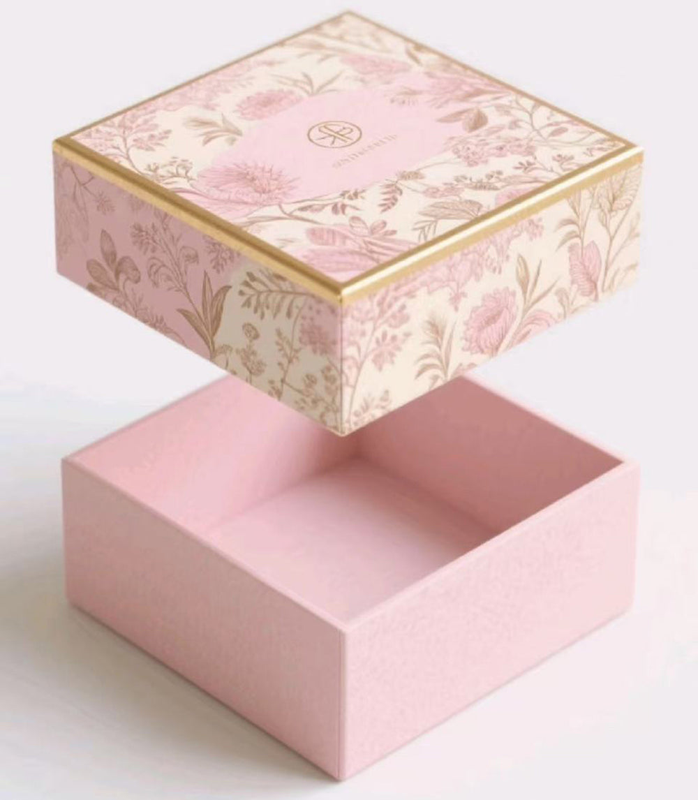 Custom lid and base rigid gift box structure
